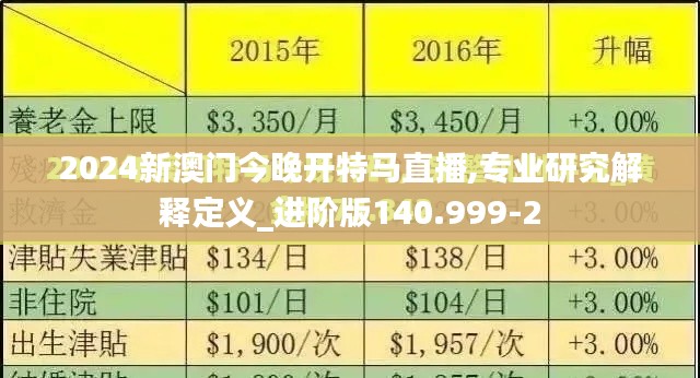 2024新澳门今晚开特马直播,专业研究解释定义_进阶版140.999-2