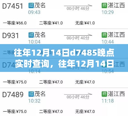 往年12月14日D7485列车晚点实时查询,深度评测与详细介绍