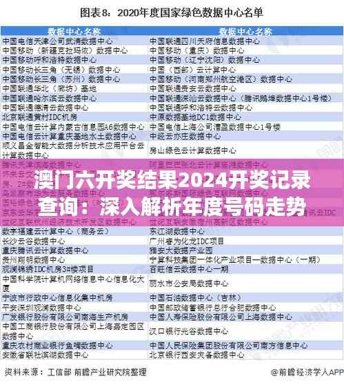 澳门六开奖结果2024开奖记录查询:深入解析年度号码走势与预测