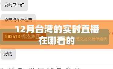台湾12月实时直播观看指南