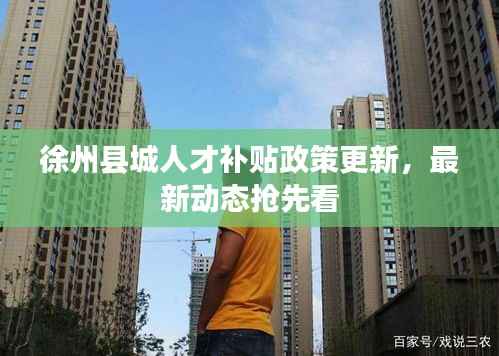 徐州县城人才补贴政策更新,最新动态抢先看